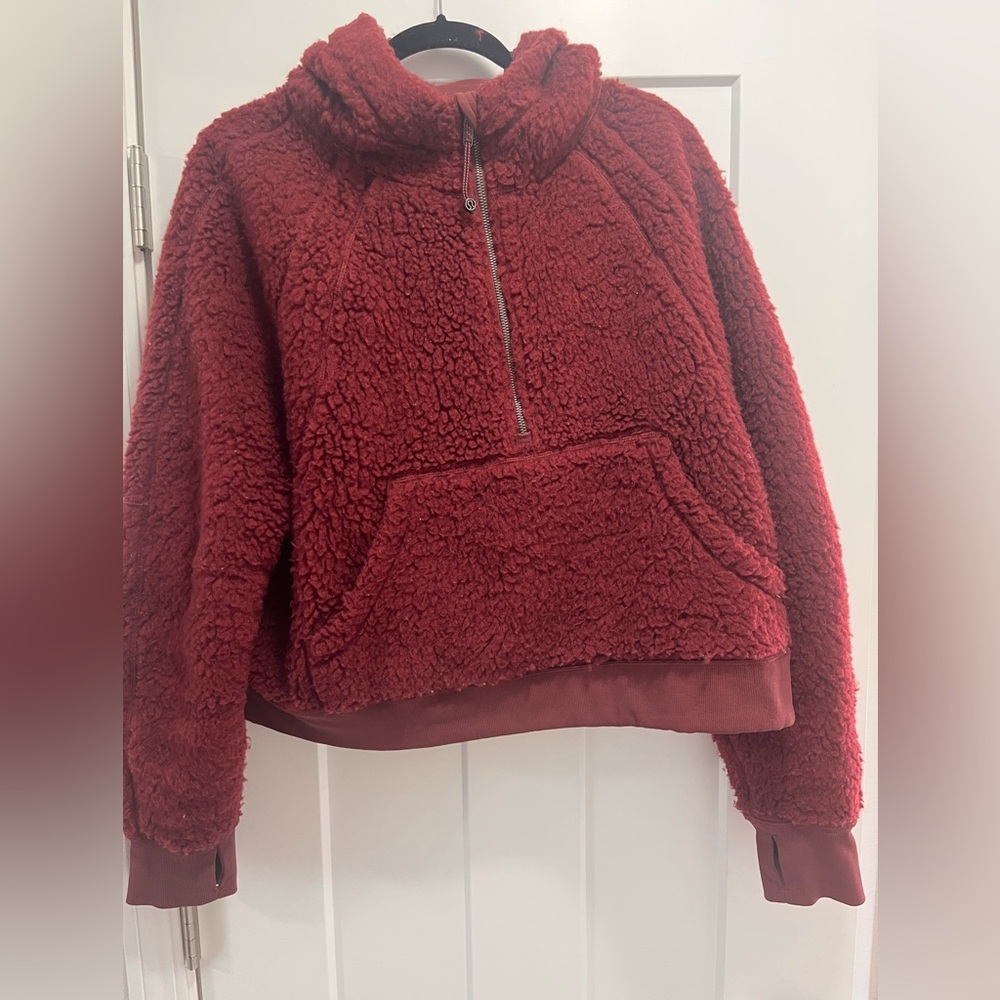 Lululemon Sherpa Burgundy Scuba XL/XXL